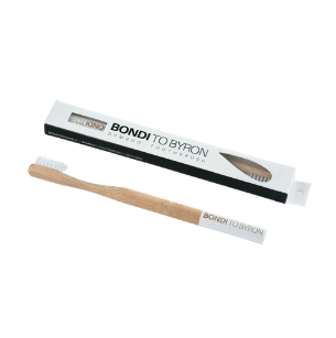 Organic Bamboo Toothbrush BLUE / WHITE